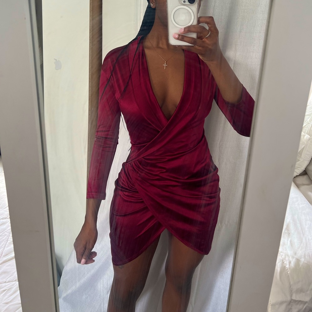 Silk Red Dress